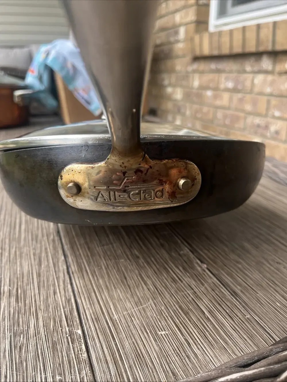 All-Clad HA1 Hard Anodized Nonstick 8 Inch Fry Pan Skillet Black. Lid Too